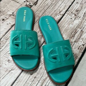 Cole Haan Teal Sandals with Comfort and Elegance